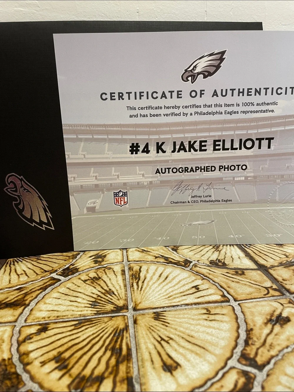 Philadelphia Eagles official framed